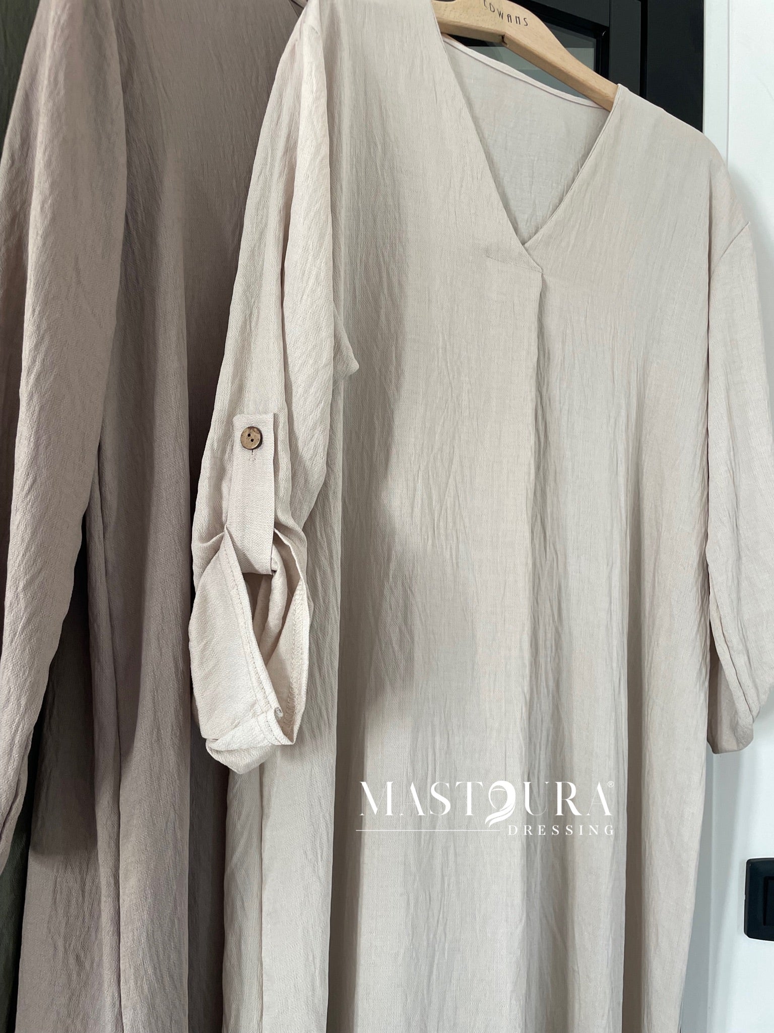 Robe effet lin
