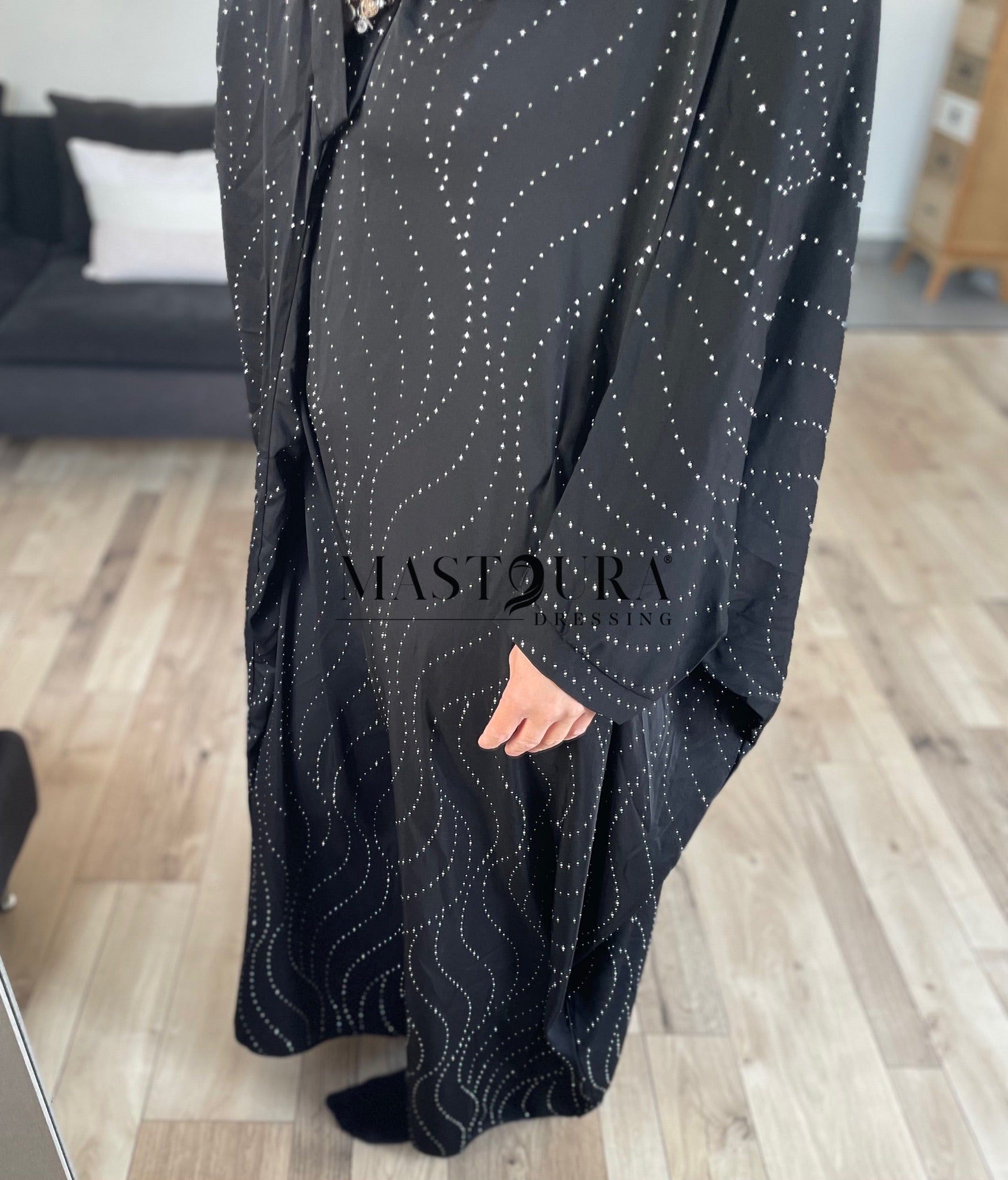 Abaya strass