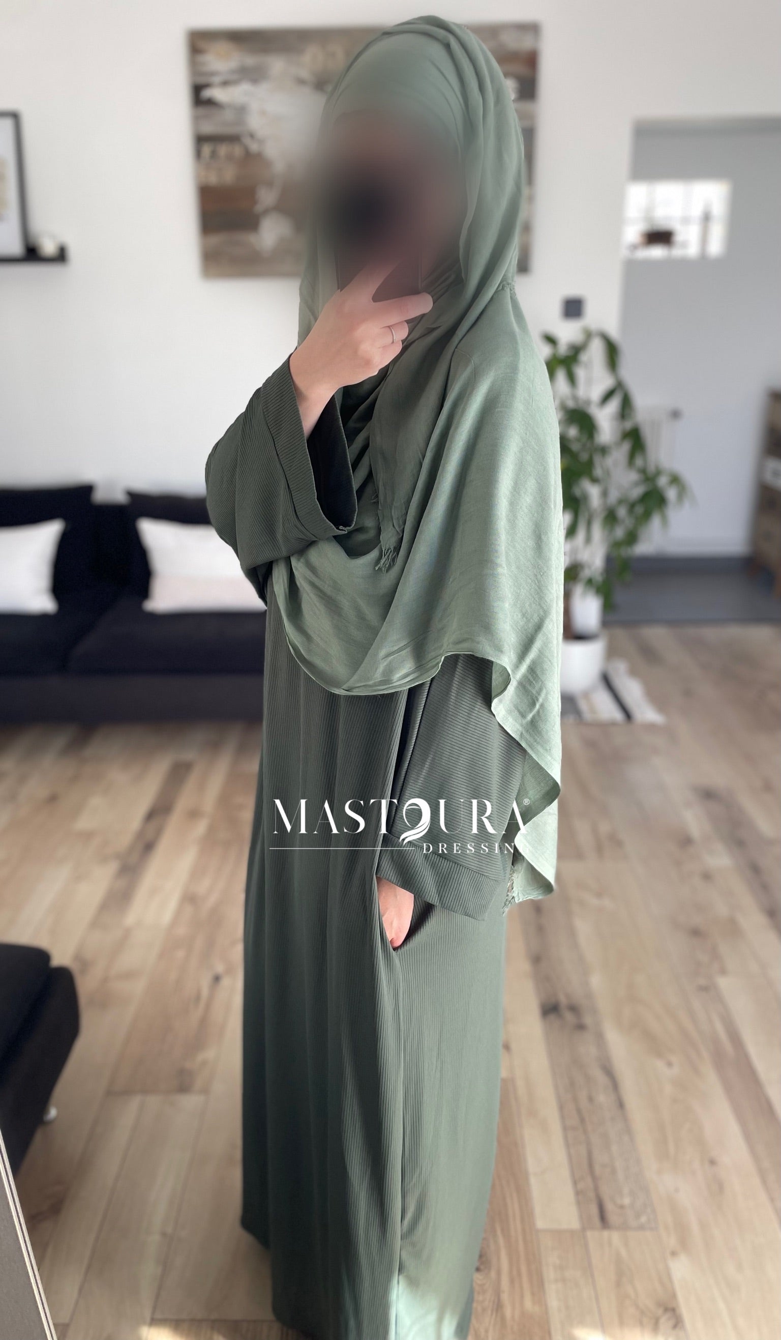 Robe côtelé